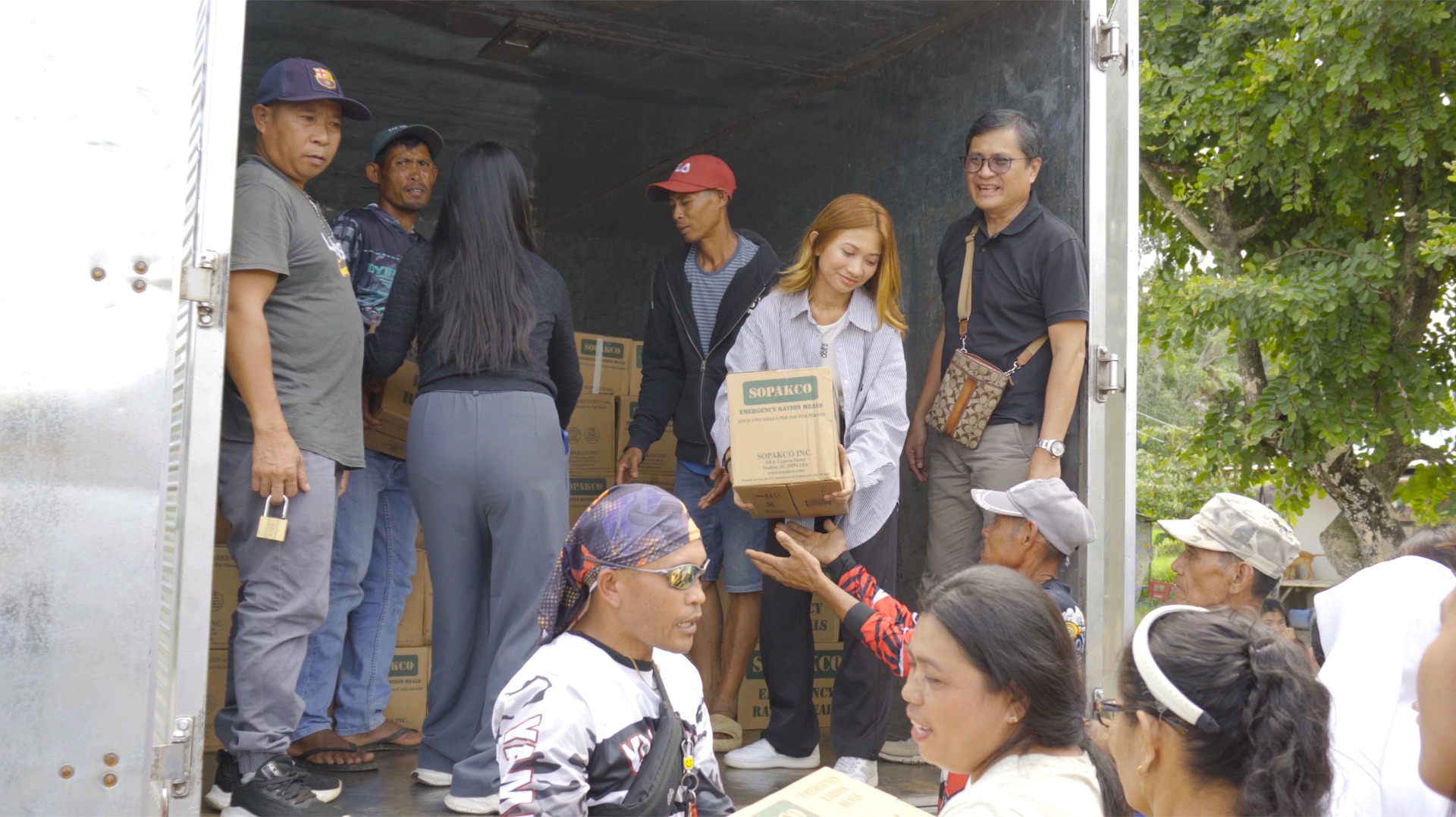 Relief arrives in Canlaon
